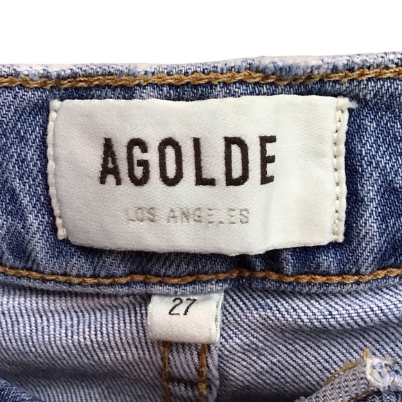 AGOLDE Kye Mid Rise Straight Crop Jeans - Picture 7 of 9